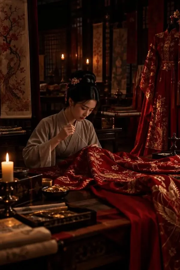 锦衣女人 - 黄果短剧古装短剧 锦衣女人竖屏短剧封面,古装题材70集